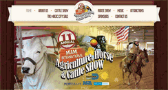 Desktop Screenshot of miamicattleshow.org